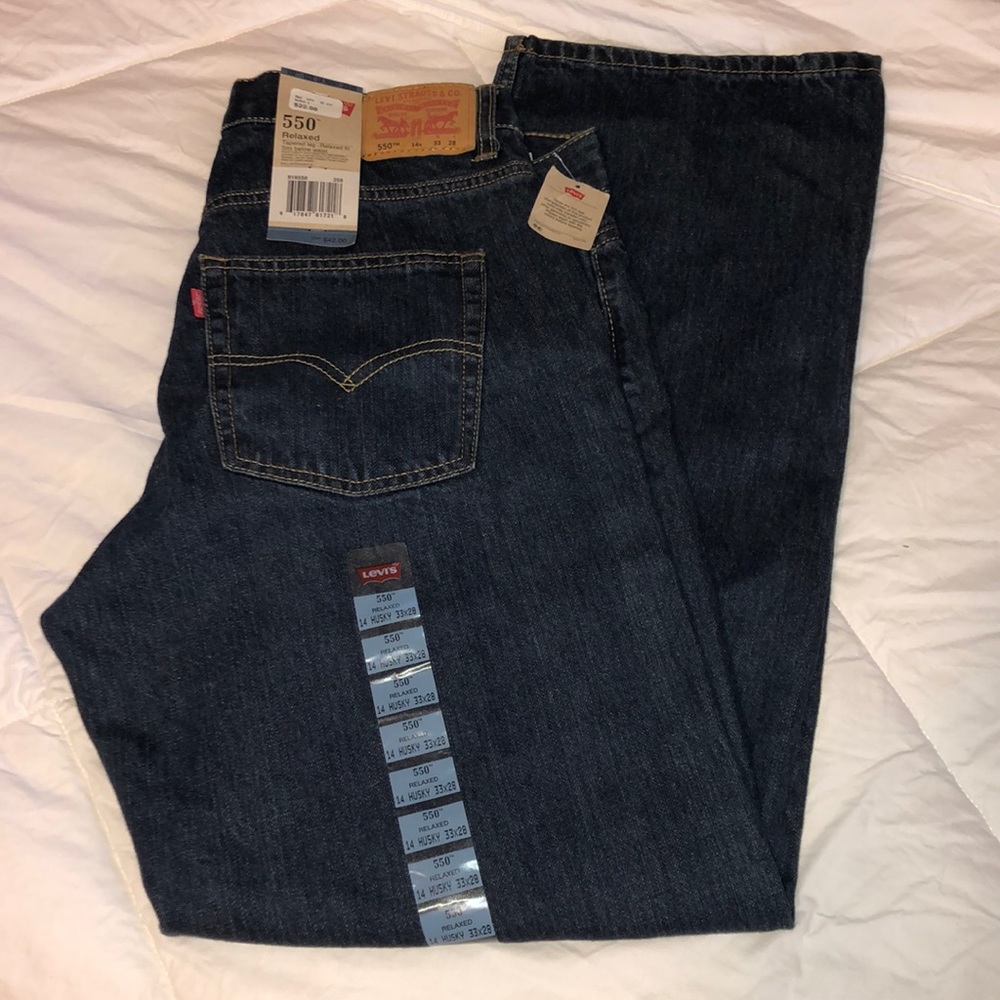 Levi’s 550 relaxed boys husky size 14 NWT